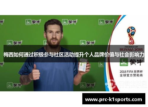 梅西如何通过积极参与社区活动提升个人品牌价值与社会影响力 梅西如何通过积极参与社区活动提升个人品牌价值与社会影响力